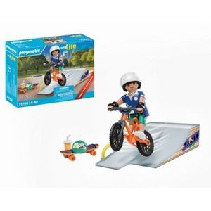 Playmobil - Promo Pack figurina Skater si rampa imagine