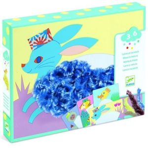 Atelier creativ Animalute cu caciulite, Djeco imagine