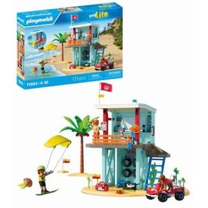 Playmobil - Jucarie de rol Turnul salvamarului si vehicul de plaja imagine