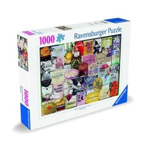 Ravensburger - Puzzle colectia etichete de vin 1000 piese design nou imagine