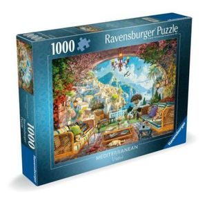 Ravensburger - Puzzle terasa mediteraneana 1000 piese imagine