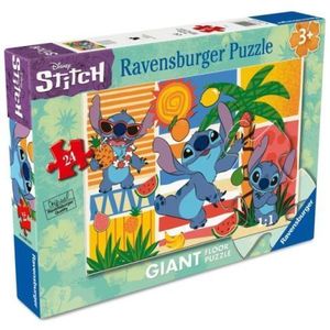 Ravensburger - Puzzle mare de podea Disney Stitch 24 piese imagine