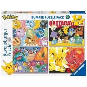 Ravensburger - Puzzle Pokemon 4x100 piese imagine
