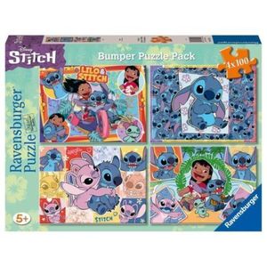 Ravensburger - Puzzle Disney Stitch 4x100 piese imagine