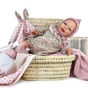 Papusa Nines D Onil, Susi, nou-nascut, cu miros de vanilie, 1700 gr, 48 cm imagine