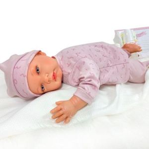 Papusa Nines D Onil, Celia, nou-nascut, premium, cu miros de vanilie, 1700 gr, 48 cm imagine