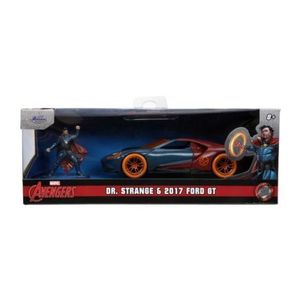 Jada Marvel Masinuta Metalica Ford Gt Scara 1: 32 Si Figurina Metalica Doctor Strange imagine