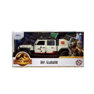 Jada Jurassic World Masinuta Metalica Jeep Gladiator Scara 1: 32 imagine