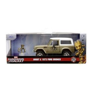 Jada Marvel Set Masinuta Metalica Ford Bronco Si Figurina Groot imagine