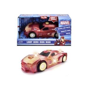 Jada Marvel Masinuta Light Hero Iron Man Cu Sunete Si Lumini Scara 1: 32 imagine