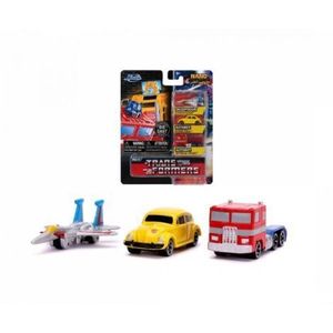 Transformers Set 3 Nano Masinute Metalice 4cm imagine
