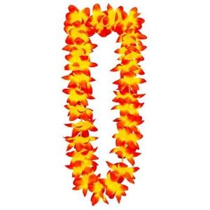 Ghirlanda hawaii flori portocalii imagine