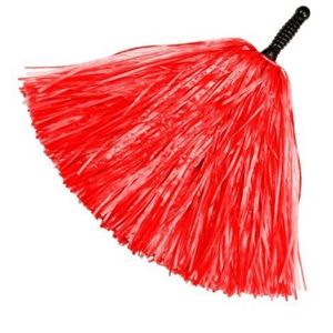 Pom pom majorete rosu imagine