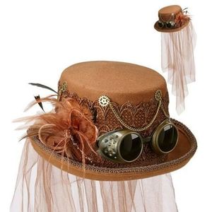 Palarie steampunk maro imagine