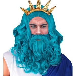 Peruca poseidon albastra imagine