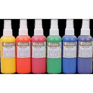 Set 6 culori cerneala spray ep baza de apa, pentru pictura pe materiale textile imagine