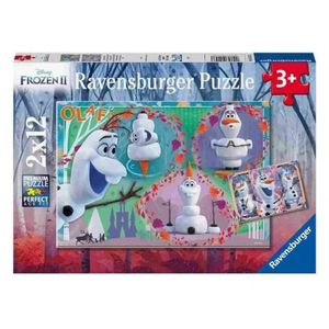 PUZZLE OLAF, 2x12 PIESE imagine
