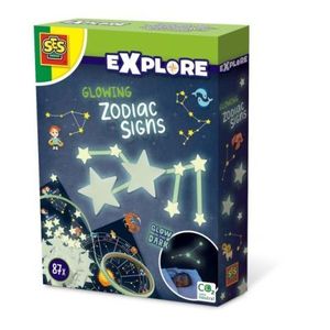 Set autocolante fosforescente cu semne zodiacale pentru copii imagine