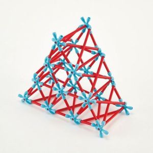 Jucarie din bambus Flexistix - Constructor creativ (133 piese) imagine