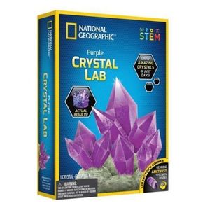 National Geographic - Kit Creativ Laborator De Crestere Cristale Violet imagine