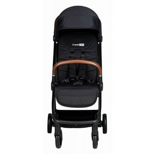 Carucior sport FreeON Bold, pliabil automat, roti cu suspensii, de la nastere pana la 22 kg, cu spatar reglabil in 3 pozitii, Black imagine