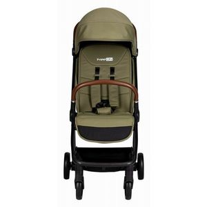 Carucior sport FreeON Bold, pliabil automat, roti cu suspensii, de la nastere pana la 22 kg, cu spatar reglabil in 3 pozitii, Green Army imagine