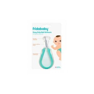 Foarfecuta pentru unghii Fridababy Easy Grip, ergonomica, cu varf rotunjit, maner antialunecare, husa de protectie, 0 luni+, otel inoxidabil, Fara BPA, VerdeTurquoise imagine