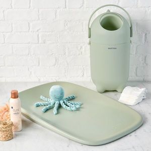 Cos pentru scutece Nattou Dropy Verde 27 cm imagine