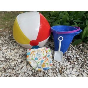 Scutec chilotel refolosibil pentru inot Charlie Banana marime L Hello Sunshine imagine