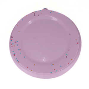Farfurie rotunda din silicon compartimentata Coccorito Lila imagine