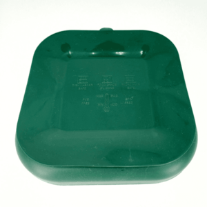 Farfurie patrata din silicon compartimentata Coccorito Dark Green imagine