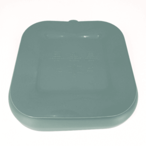 Farfurie patrata din silicon compartimentata Coccorito Mint imagine