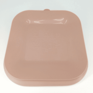 Farfurie patrata din silicon compartimentata Coccorito Soft Pink imagine