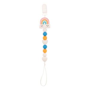 Colier pentru suzeta din silicon Coccorito Rainbow imagine
