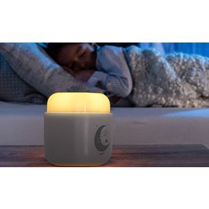 Lampa de noapte 2 in 1 Reer SleepLight Gri deschis imagine