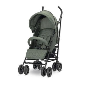 Carucior sport pentru copii Lorelli Ida Green cu spatar reglabil in 4 pozitii, pliere tip umbrela, bara frontala detasabila, suport reglabil pentru picioare, roti cu suspensii imagine