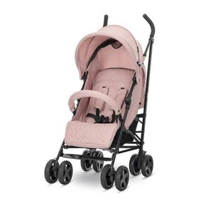 Carucior sport pentru copii Lorelli Ida Pink cu spatar reglabil in 4 pozitii, pliere tip umbrela, bara frontala detasabila, suport reglabil pentru picioare, roti cu suspensii imagine