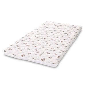 Saltea pentru patut 120x60x10 cm Lorelli Holiday Bear Pillow Beige compozitie cocos spuma cocos imagine