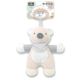 Jucarie de plus Ursulet Beige 22 cm zornaitoare 0 luni+ imagine