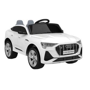 Masinuta electrica pentru copii cu licenta Audi E-Tron Sportback White cu telecomanda 2.4G, acumulator 12V4.5Ah, motoare 2x39w, lumini led, muzica, pornire la buton, usi cu deschidere, mp3usb, functie swing, 3 viteze din telecomanda imagine
