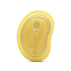 Set de hranire cu 3 piese Lorelli Yellow contine farfurie, castron cu capac si lingurita 6 luni+ imagine
