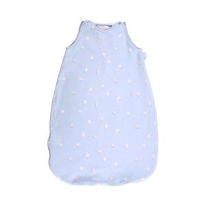 Sac de dormit de vara 95 cm 18-24 luni bumbac ranforce Train Blue imagine