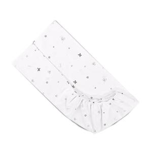 Cearceaf cu banda elastica bumbac ranforce 60 x 120 cm Honey Bunny Beige imagine