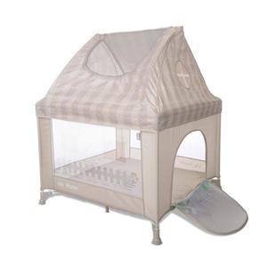 Tarc de joaca pentru copii Lorelli My Place Beige tip casuta 100 x 100 x 125 cm imagine