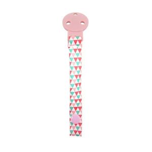 Lant cu clips pentru suzeta 0 luni+ Blush Pink imagine