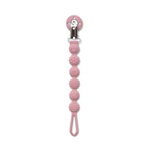 Lant din silicon pentru suzeta 0 luni+ Pink imagine
