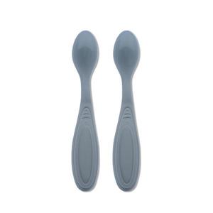 Set de 2 lingurite My Friend Cameo Blue cu margine rotunjita 6 luni+ imagine