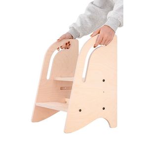 Scaun inaltator tip scara cu 2 trepte, pentru copii, MamaToyz, model 2 imagine