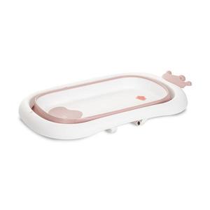 Cadita pliabila pentru bebelusi 83 cm cu dop de scurgere Royal Nordic Pink imagine