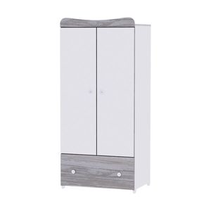 Dulap garderoba cu 2 usi Exclusive White Artwood 80x57x178 cm imagine